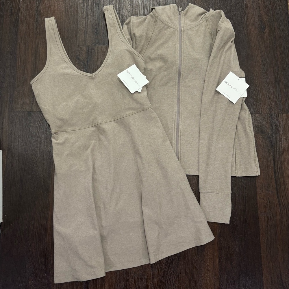 Beyond Yoga Dress and Jacket Set